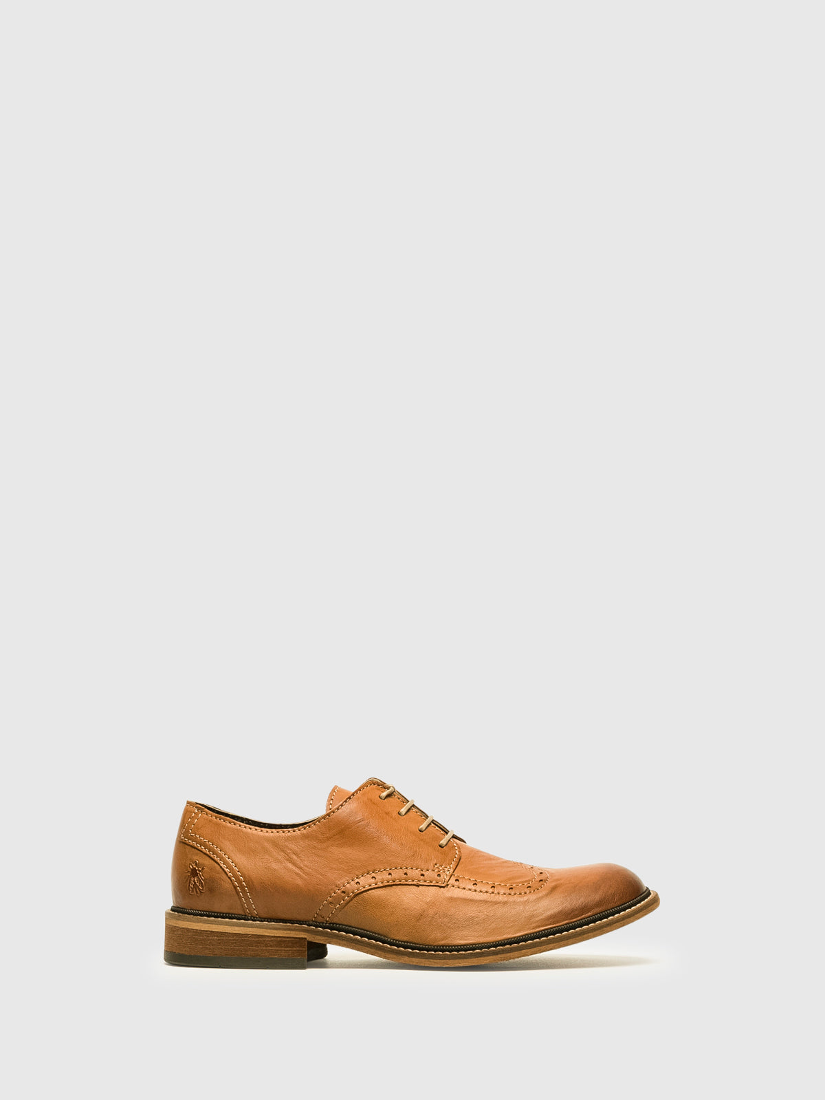 Fly London Chocolate Brown Derby Shoes